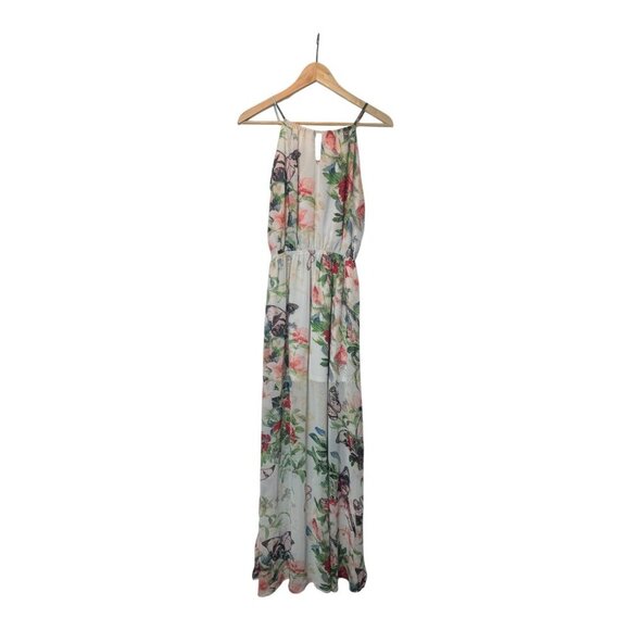 FATE Butterfly & Floral Print Maxi Dress | Size M | Boho Garden Party Vibes - Picture 2 of 4